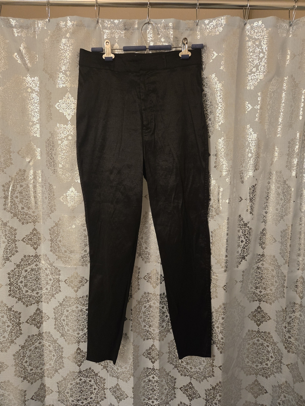 Tatyana Black Skinny Pants, Size L